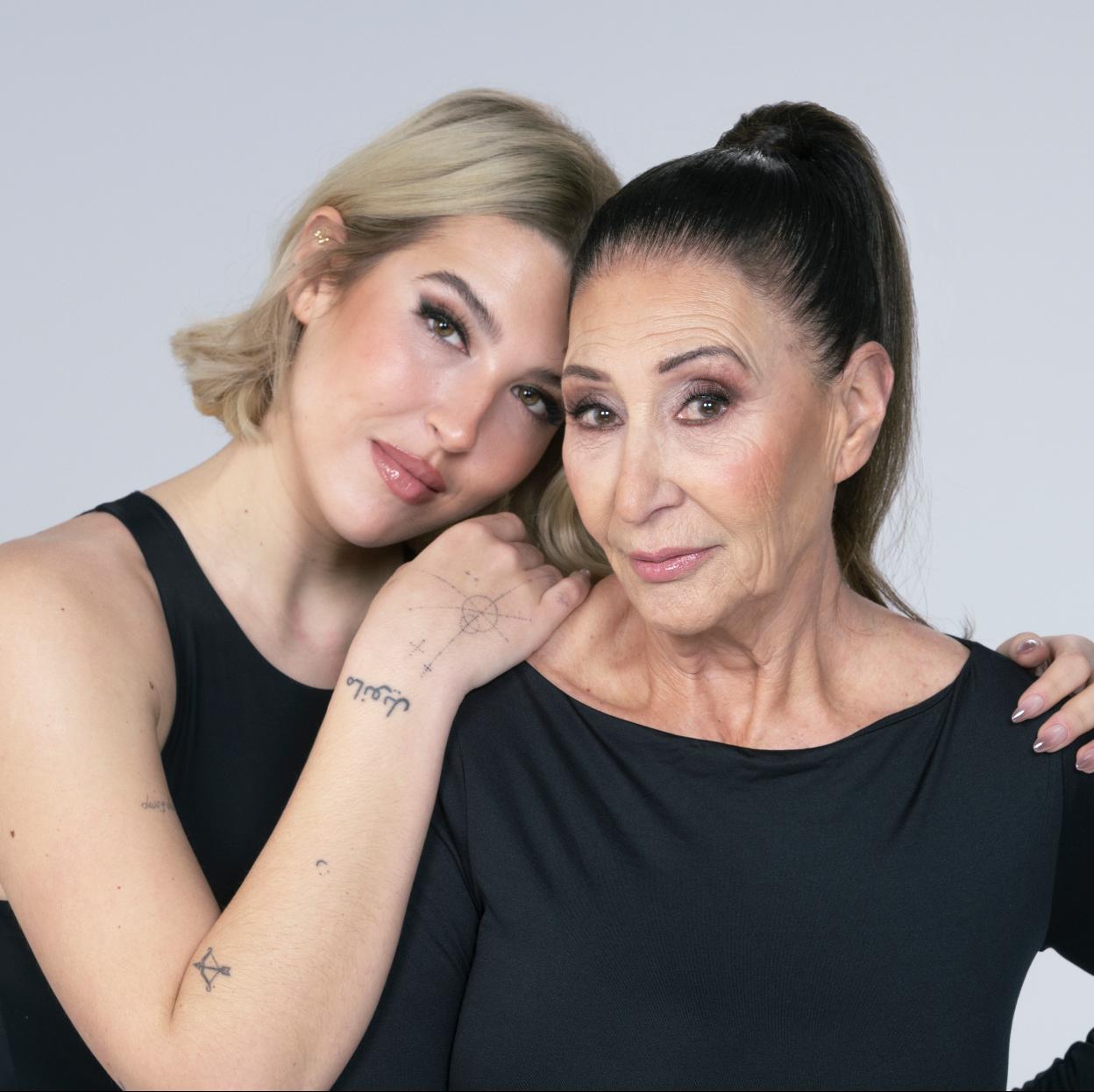 Victoria y Alba, la abuela y la nieta de Las Berrocal. 