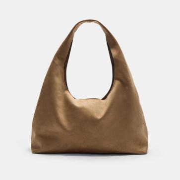 Imagen secundaria 1 - Cuñas yute atadas (29,99€)/ Bolso de hombro efecto ante (25,99€)/ Vestido midi fluido (29,99€)