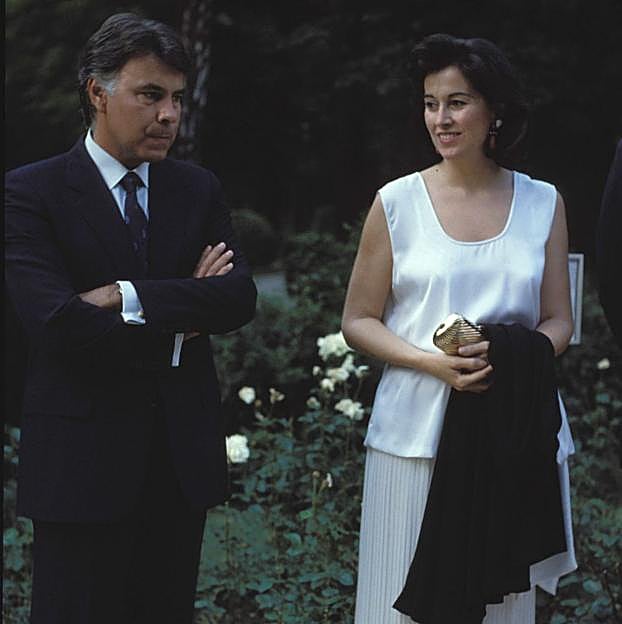 Felipe González y Carmen Romero, en una etapa feliz de su matrimonio. 