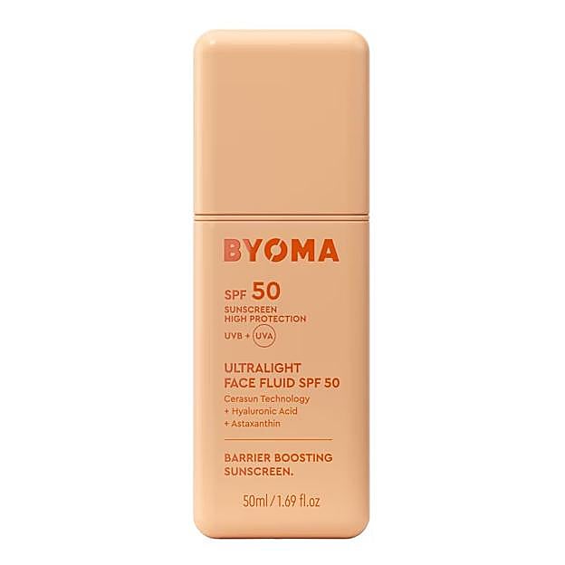 Ultralight Face Fluid SPF50 de Byoma