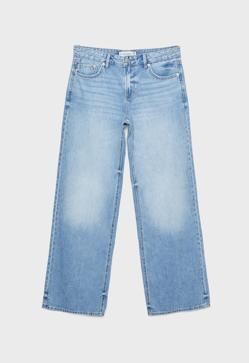 Imagen secundaria 2 - Cuñas yute atadas (29,99€)/Camisa con lino (19,99€)/ D91 jeans low wide leg (25,99€)