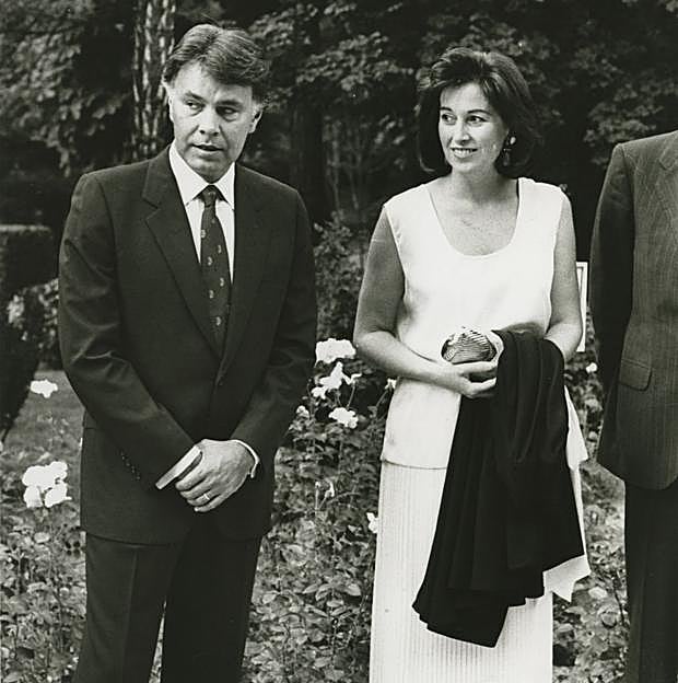 Felipe González y Carmen Romero parecíann un matrimonio muy unido. 