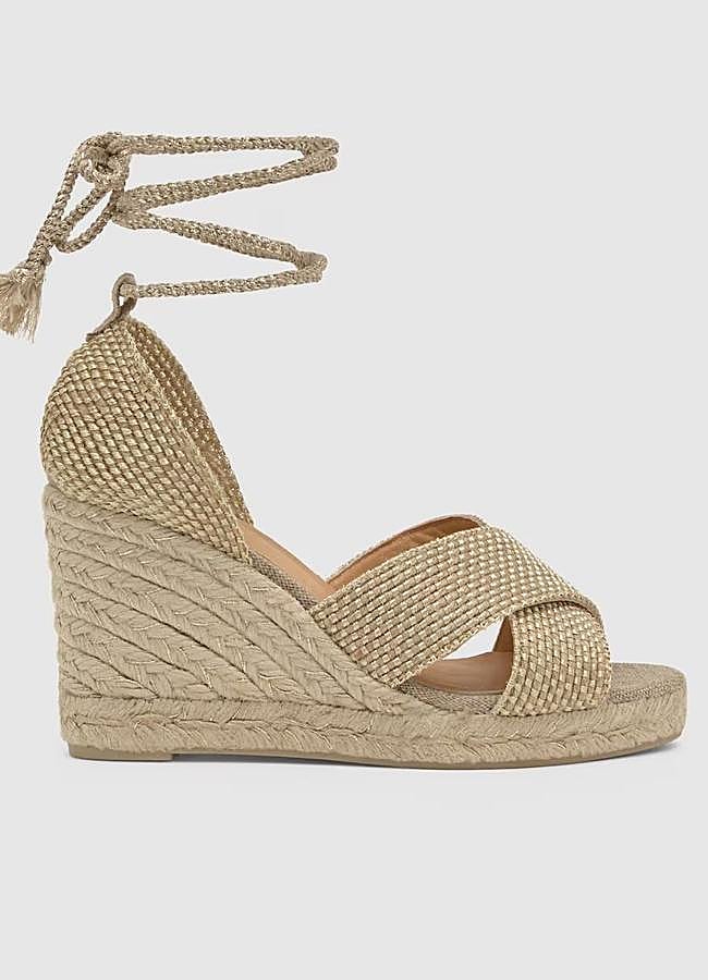 Imagen - Sandalias alpargatas con tiras cruzadas