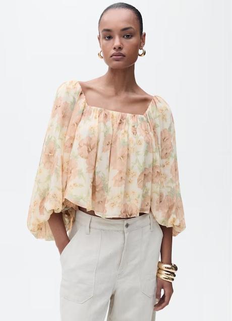 Imagen - Camisa con estampado de flores de Mango (69,99 euros)