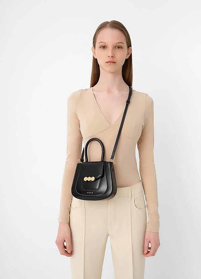 Imagen - Bolso bandolera en negro de Mietis.