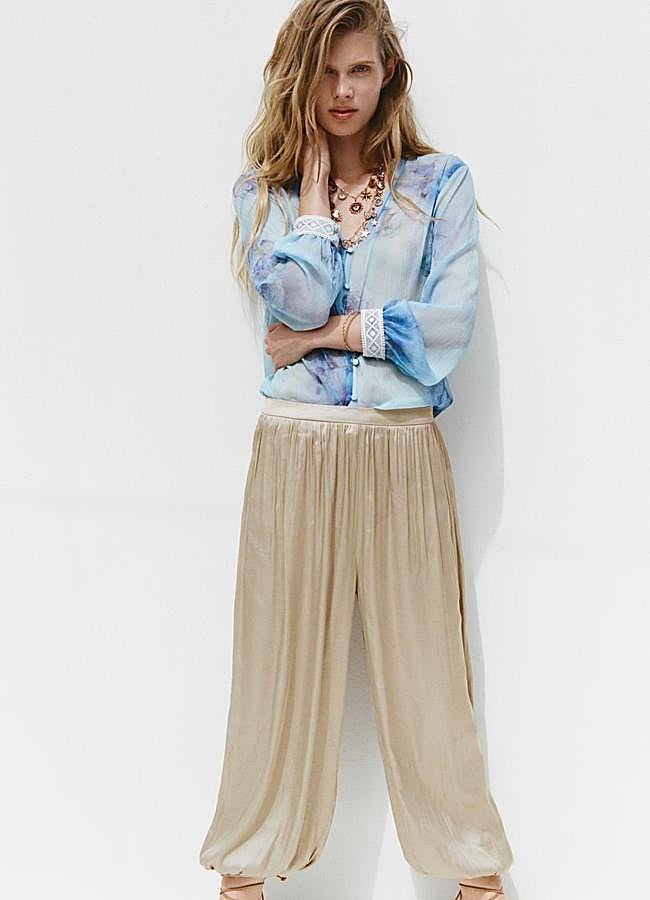 Imagen - Pantalones bombachos satinados