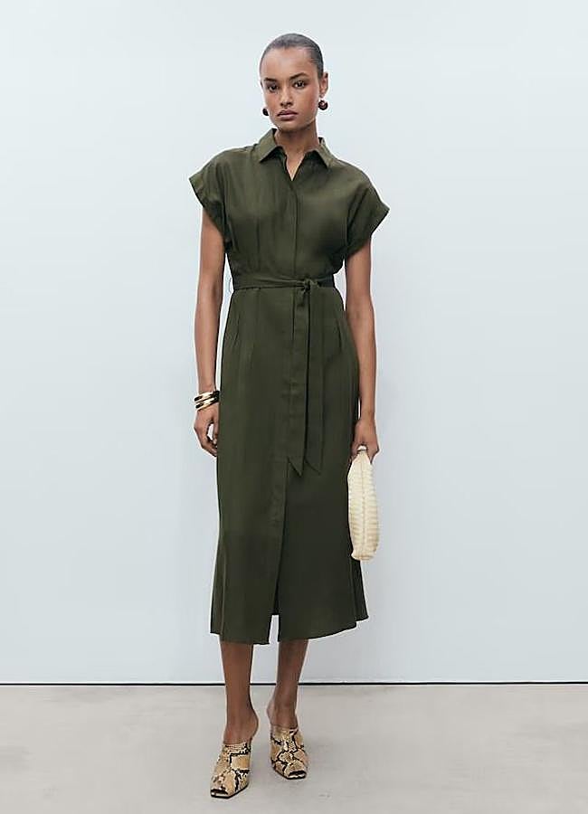 Imagen - Vestido camisero de lino