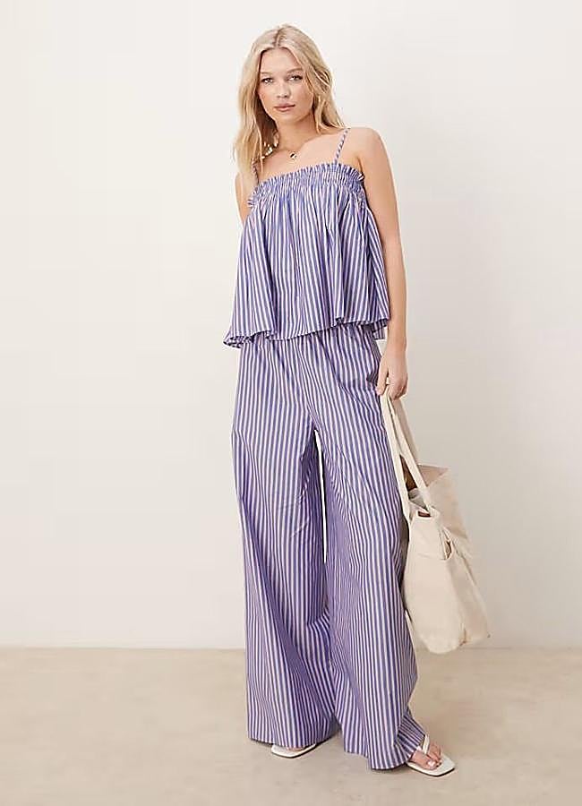 Imagen - Conjunto con estampado de rayas bicolor