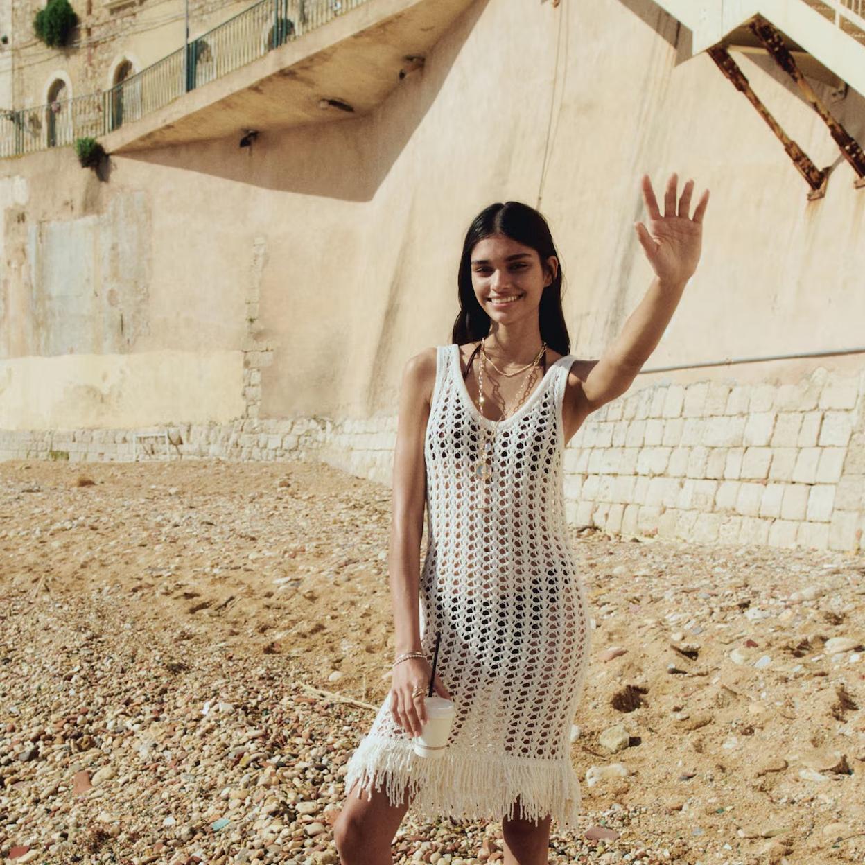 Perfectos para tu día a día, los vestidos de crochet son ideales. 