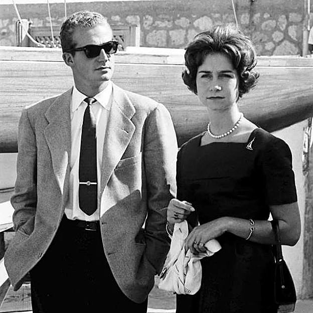 Juan Carlos y doña Sofía, en una imagen de la época. 
