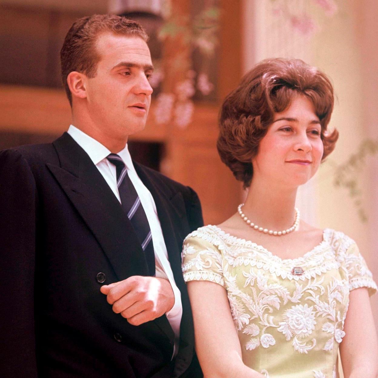 Juan Carlos y la reina Sofía cuando todavía eran una pareja feliz.