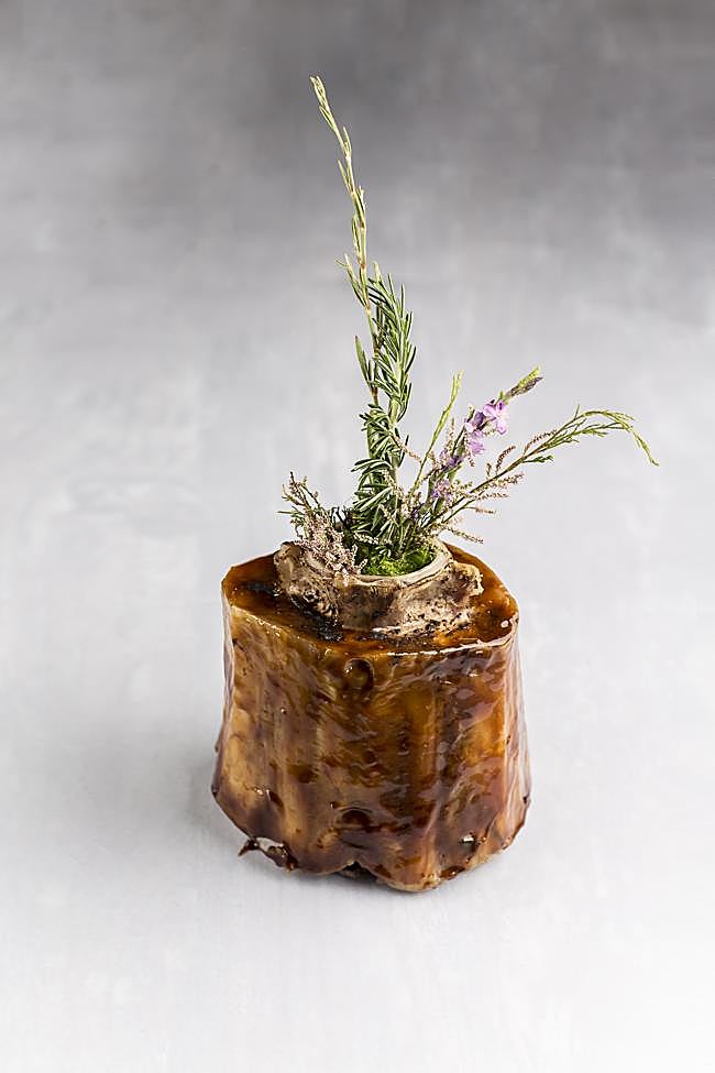 Jarrete de atún de Aponiente, el reconocido restaurante de Ángel León.