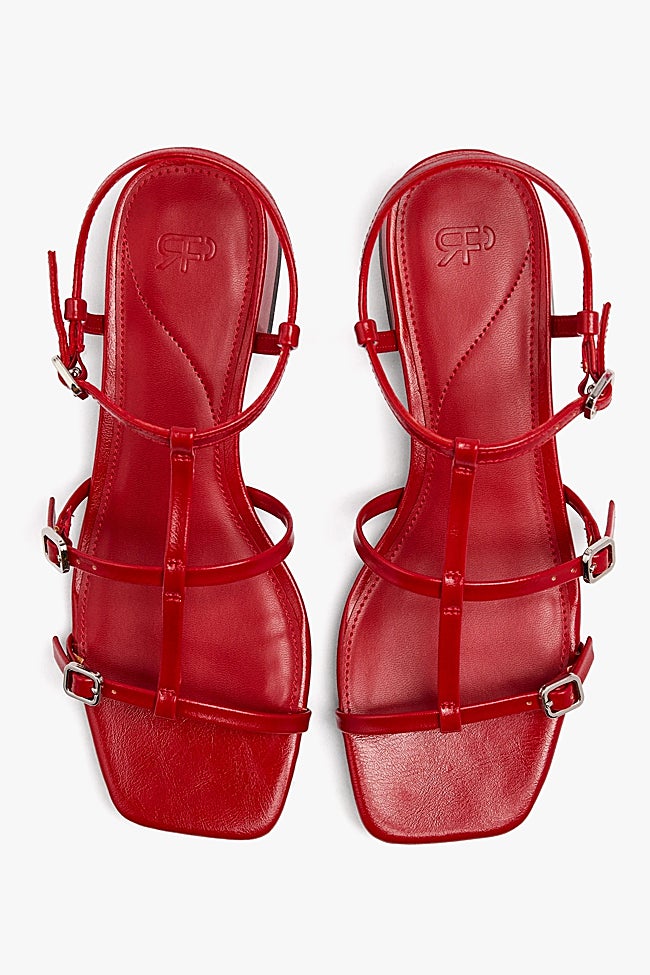 Sandalias rojas de Parfois (29,95 euros)