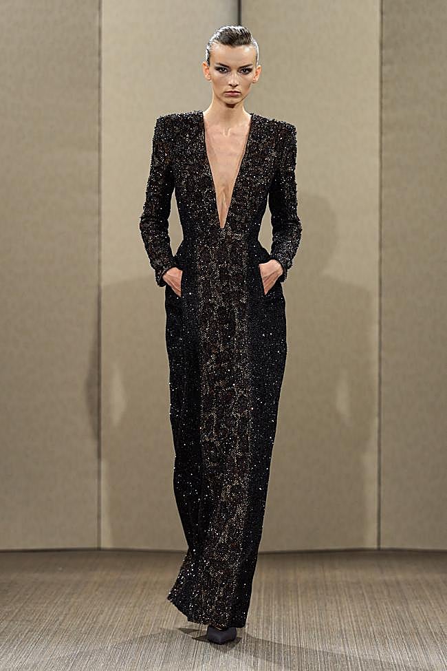 Look de Balenciaga en la Semana de la Alta Costura en París.