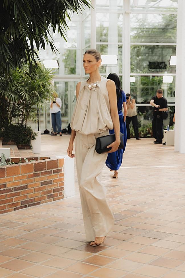 Look de SIMORRA en Mercedes-Benz Fashion Week Madrid.