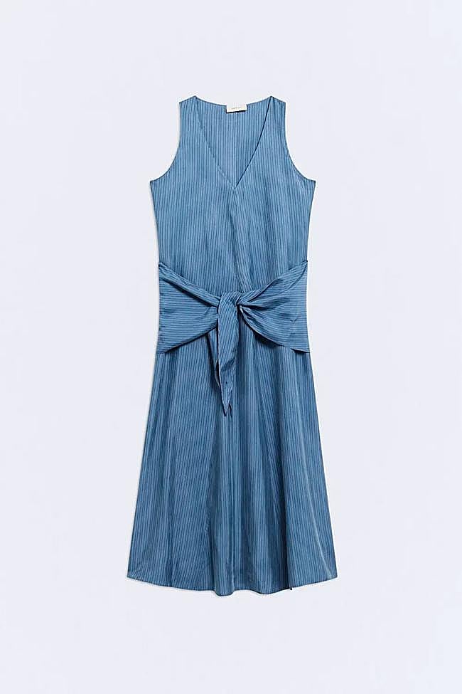 Vestido con estampado de rayas de eseOese.
