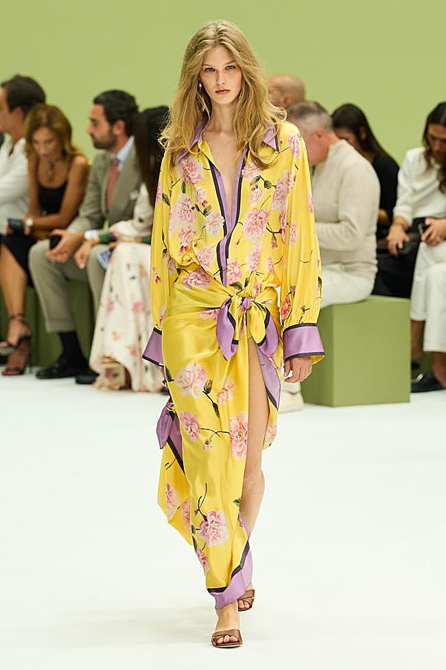 Look de Luisa Spagnoli durante la Semana de la Moda de Milán.