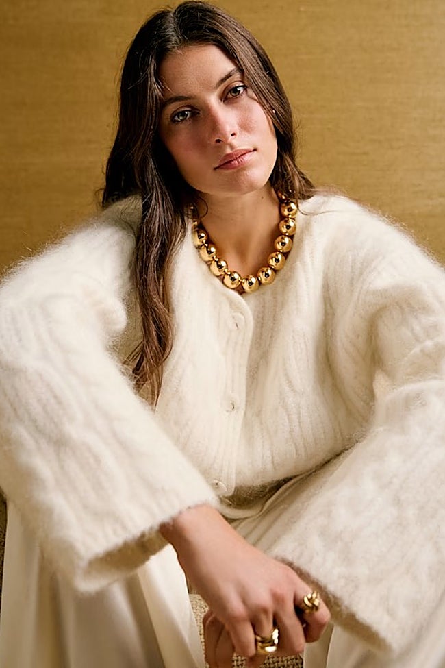 Chaqueta de cashmere de Sézane (175 euros)