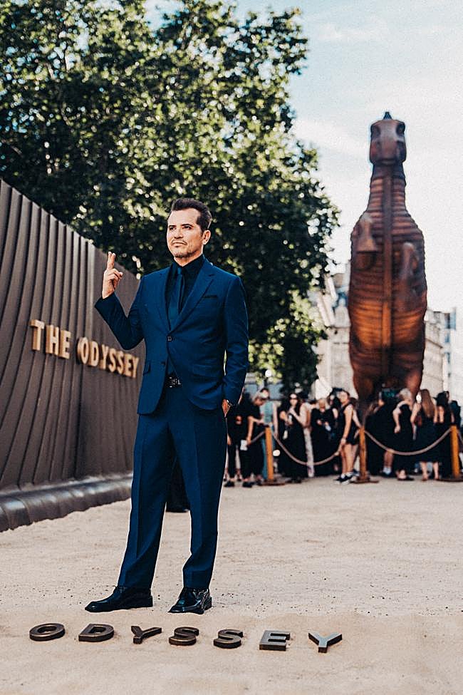 John Leguizamo, que intepreta a Eumeo en La Odisea, en una imagen de la premiere de la película celebrada en Londres.