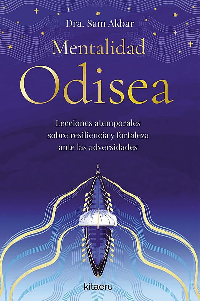 Portada de Mentalidad Odisea, de la dra. Sam Akbar.