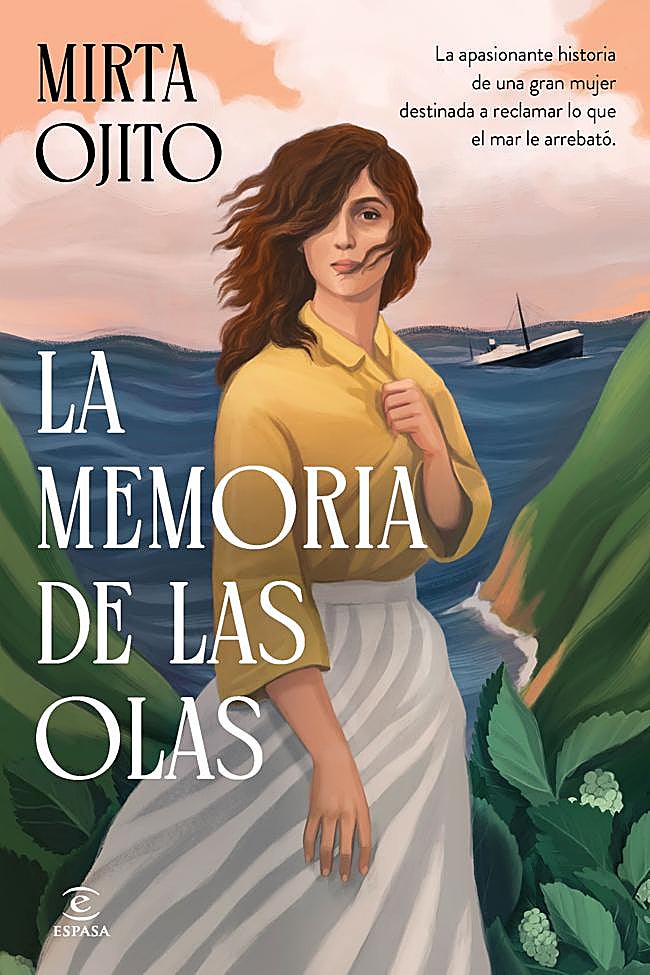 Portada de La memoria de las olas, la última novela de Mirta Ojito.