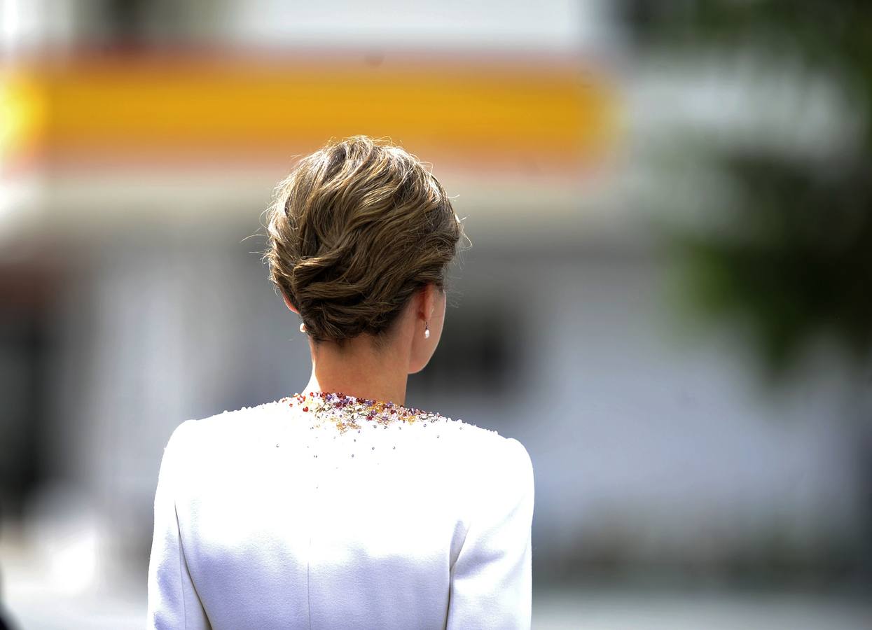 La Reina preside un homenaje a la Guardia Civil en Vitoria