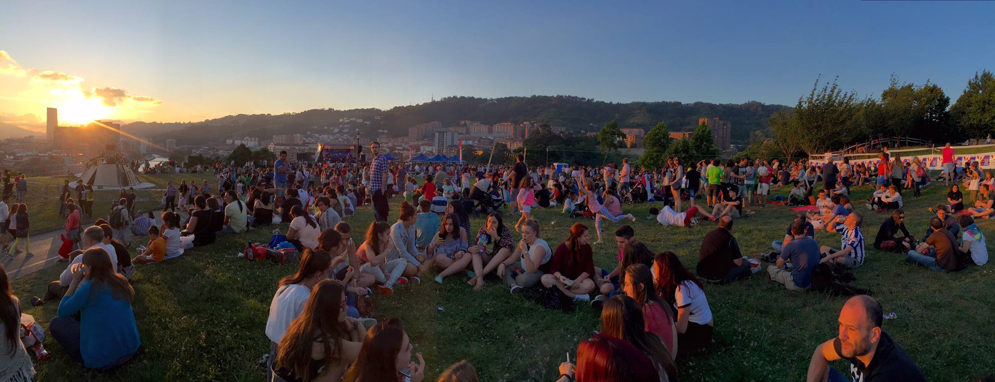 Bilbao celebra la noche de San Juán