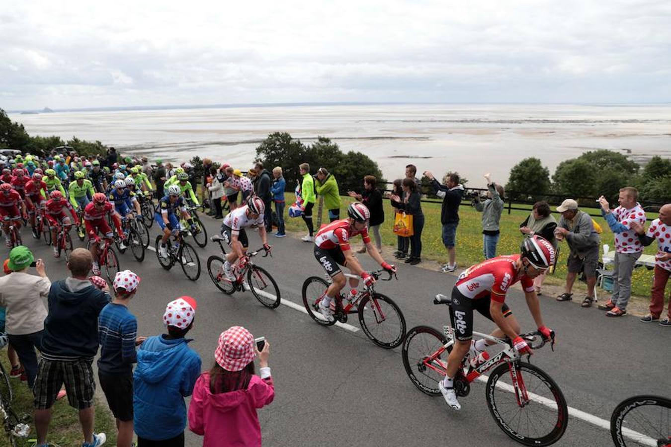 Las mejores imágenes de la primera etapa del Tour