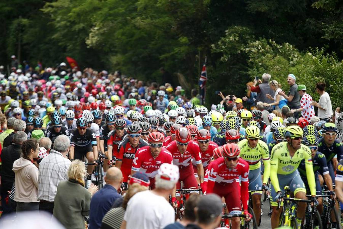 Las mejores imágenes de la primera etapa del Tour