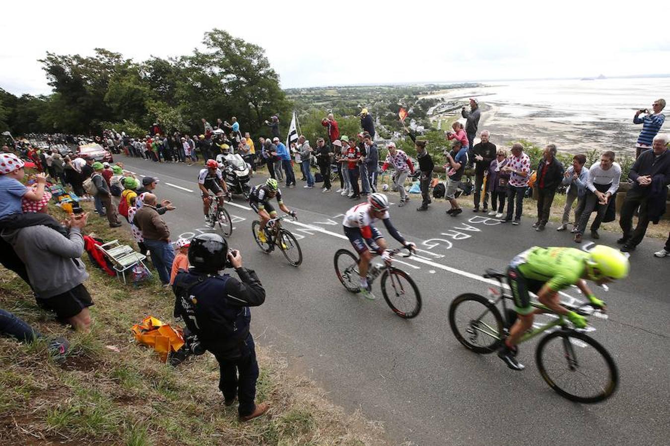 Las mejores imágenes de la primera etapa del Tour