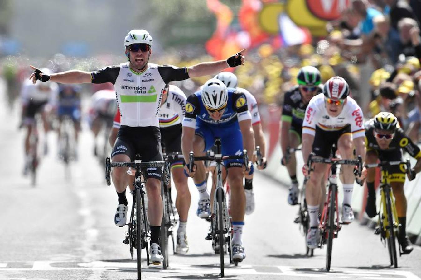 Las mejores imágenes de la primera etapa del Tour