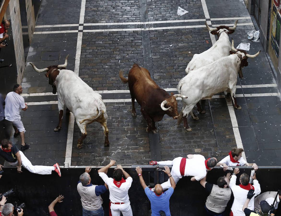 Pánico en el encierro de Cebada Gago con al menos siete heridos por asta