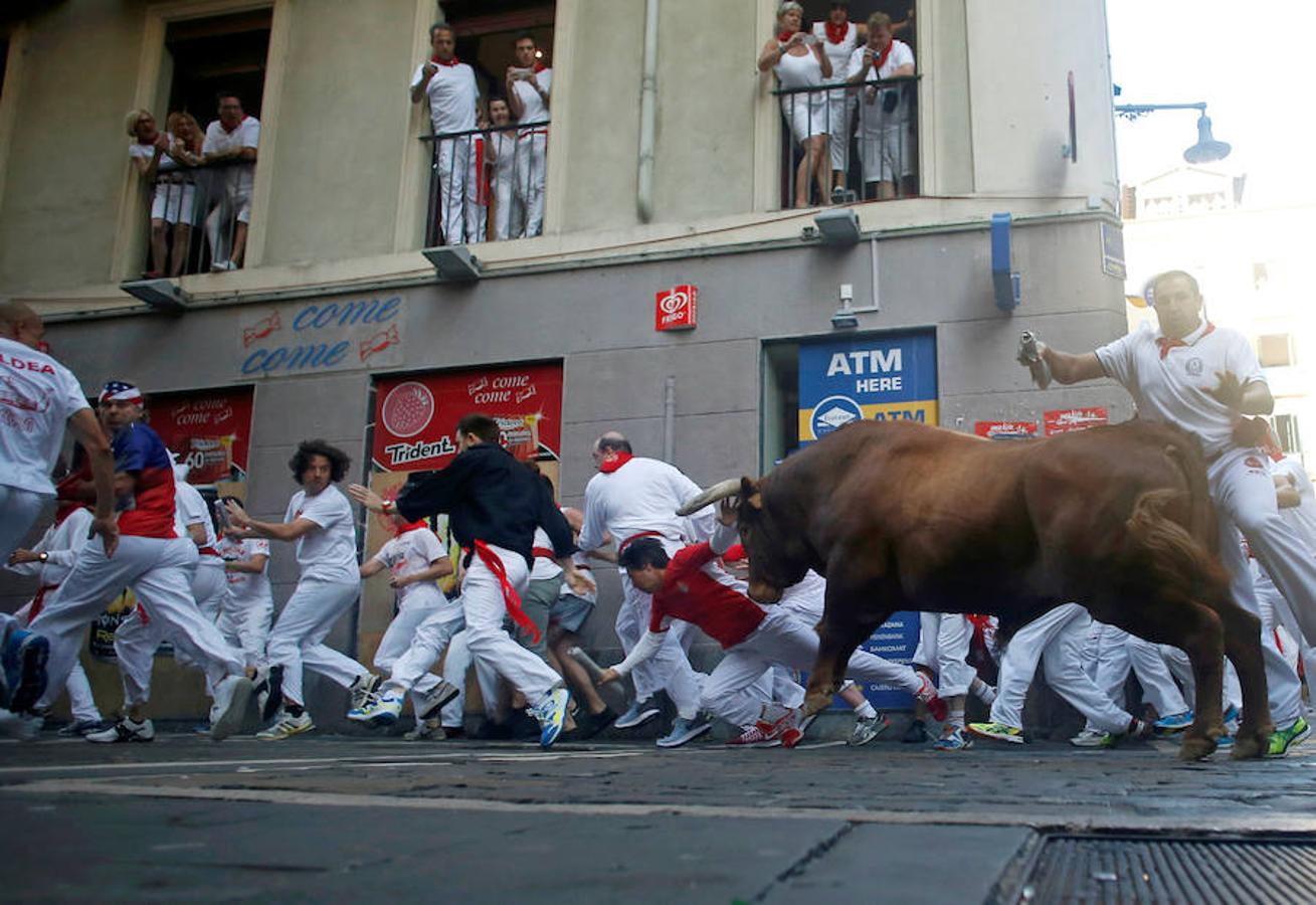 Pánico en el encierro de Cebada Gago con al menos siete heridos por asta