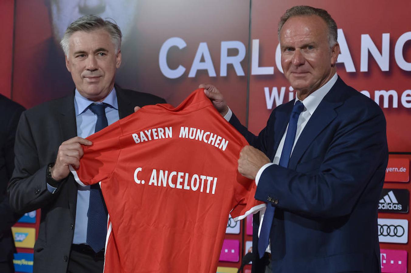 Carlo Ancelotti presentado como nuevo técnico del Bayern de Múnich