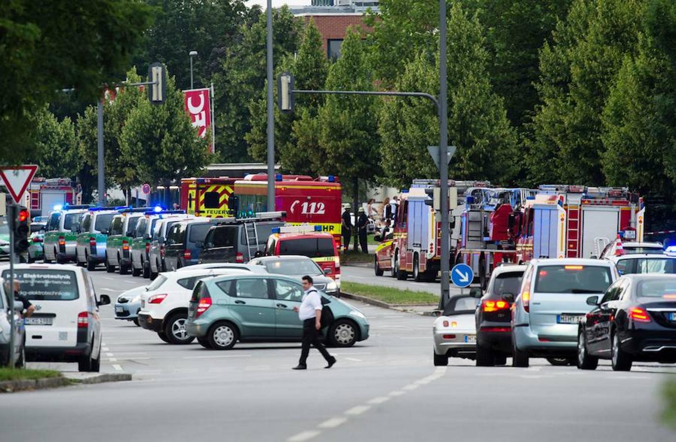 Tiroteo en el centro comercial Olimpia de Múnich