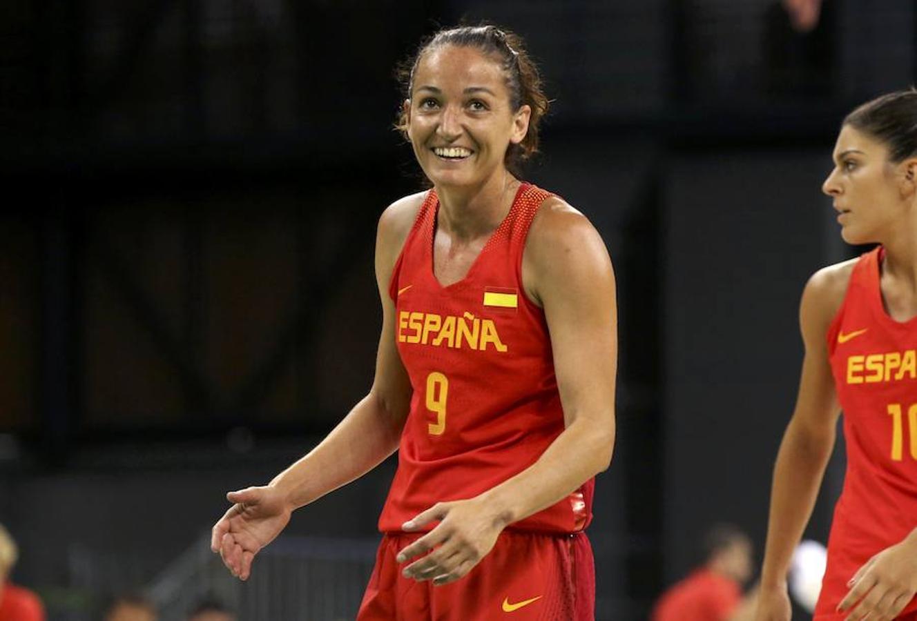 Las mejores imágenes del debut de España en baloncesto femenino