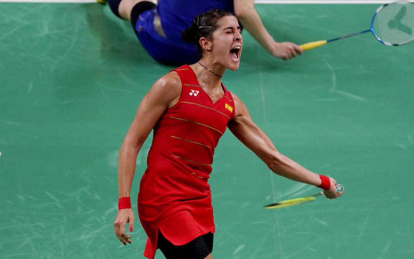 Carolina Marín logra el pase a semifinales en bádminton