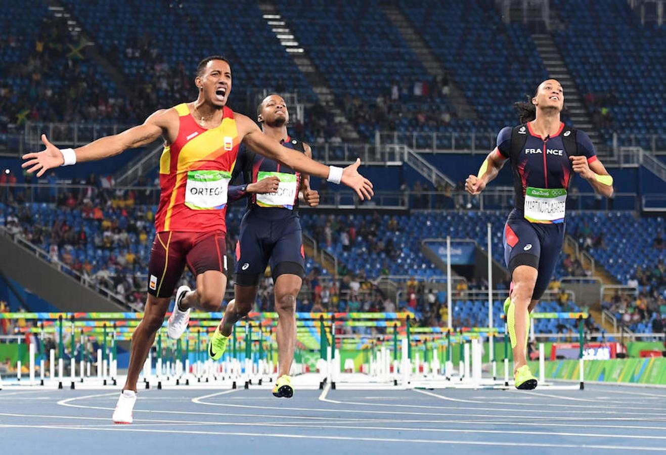 Orlando Ortega consigue la medalla de plata en los 110 metros vallas