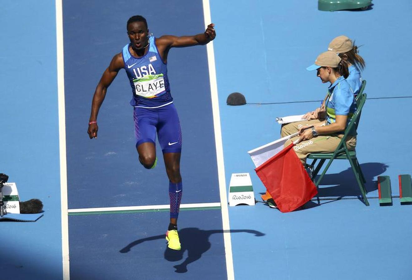 Los estadounidenses Taylor y Claye, hicieron oro y plata en salto de altura