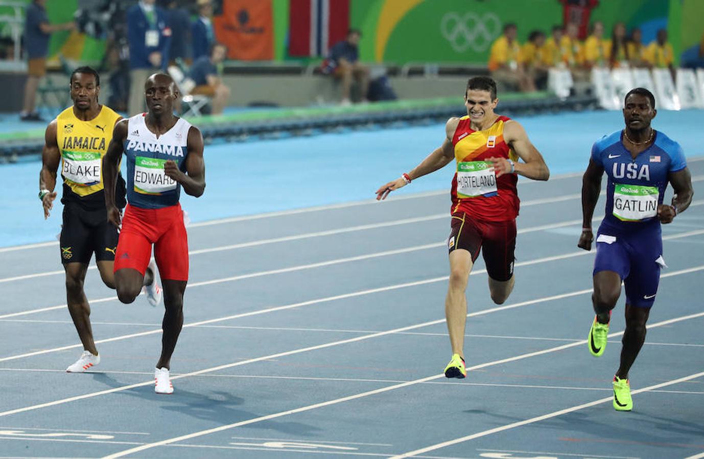 Bruno Hortelano se queda fuera de la final de los 200 metros