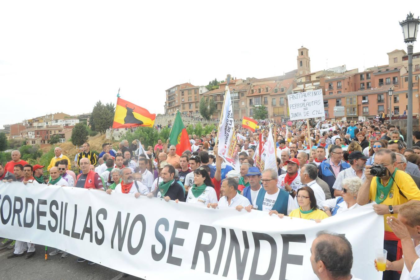 Tordesillas celebra su primera fiesta sin Toro de la Vega