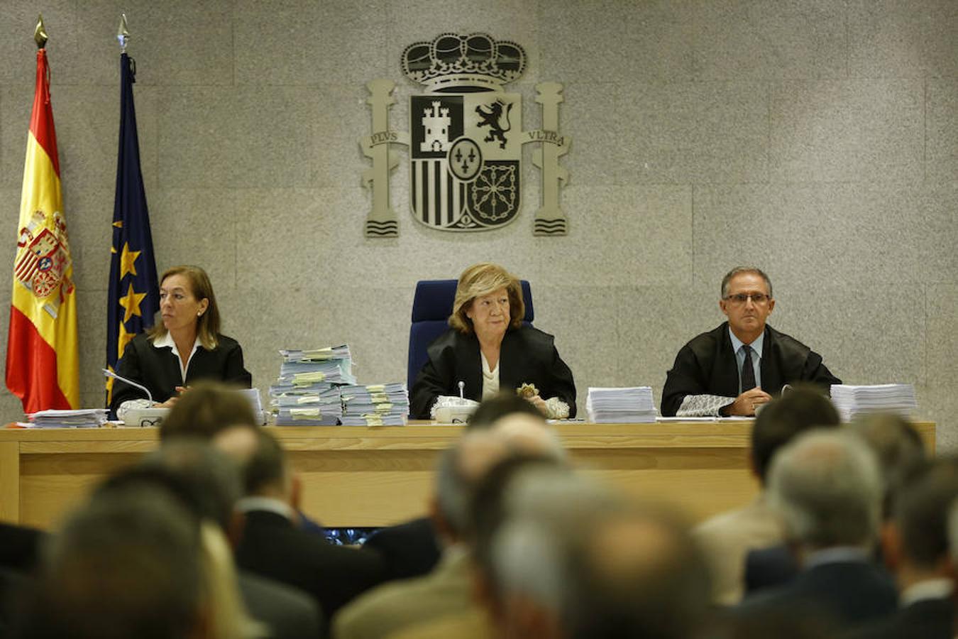 El tribunal compuesto por Angela Murillo (c), que lo preside, Teresa Palacios, la ponente, y Juan Francisco Martell.