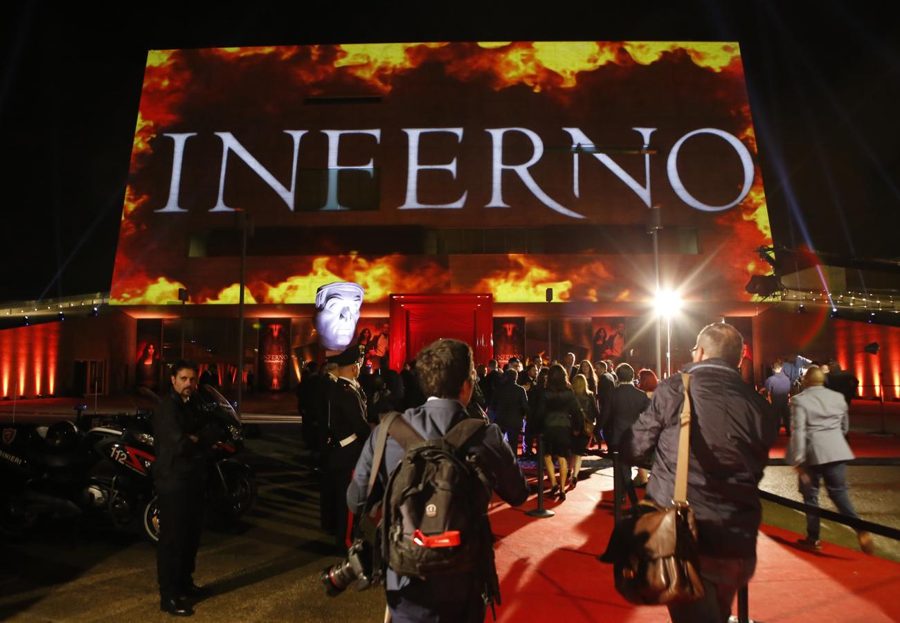 Así fue la alfombra roja de Inferno en Florencia