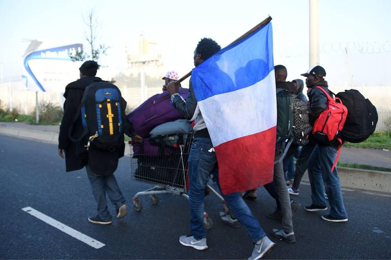 &#039;La jungla de Calais&#039; se vacía