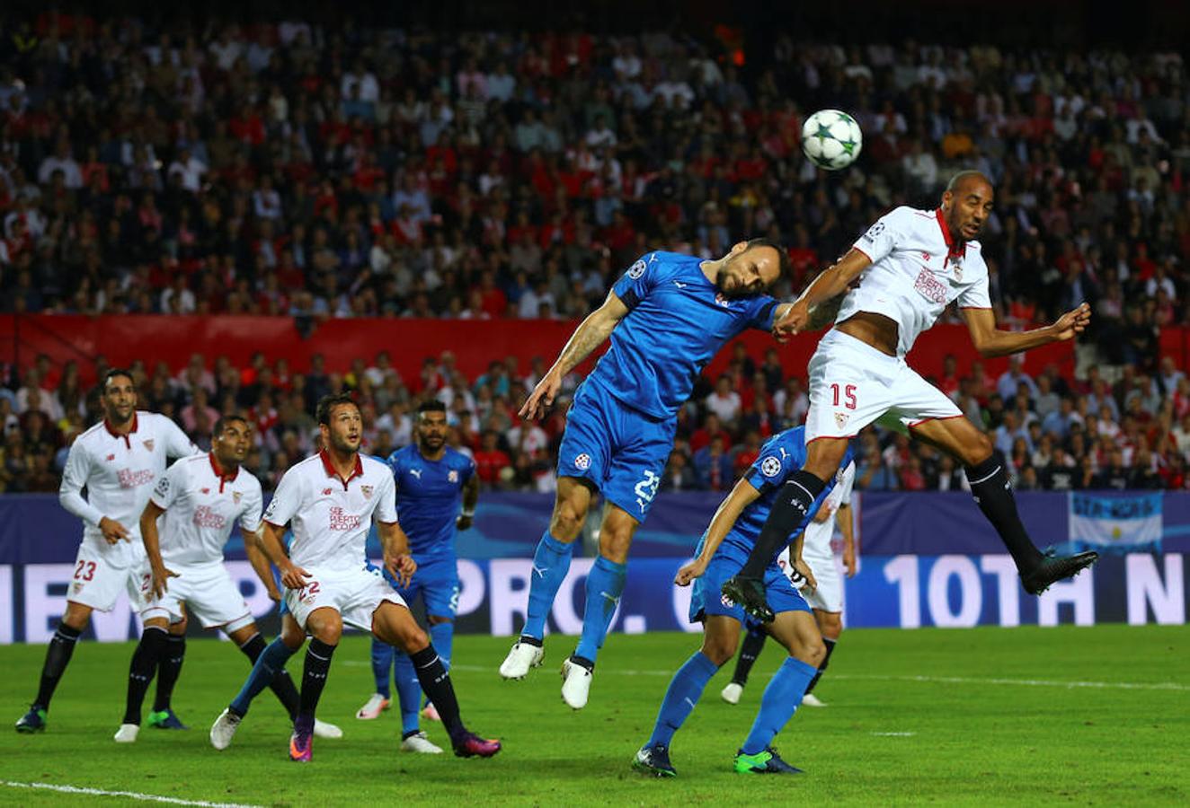 El triunfo del Sevilla ante el Dinamo, en imágenes