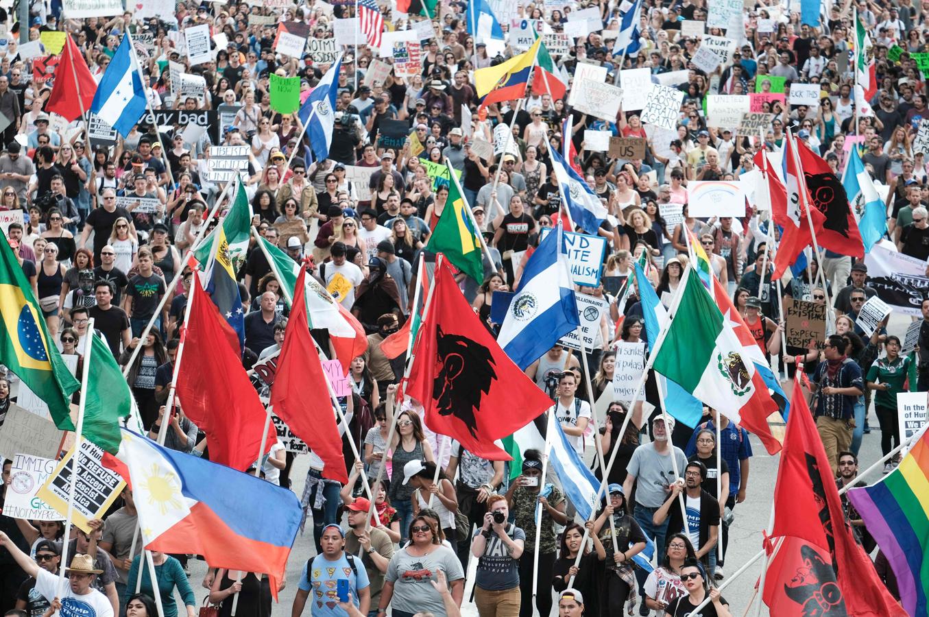 Las protestas anti-Trump se extienden