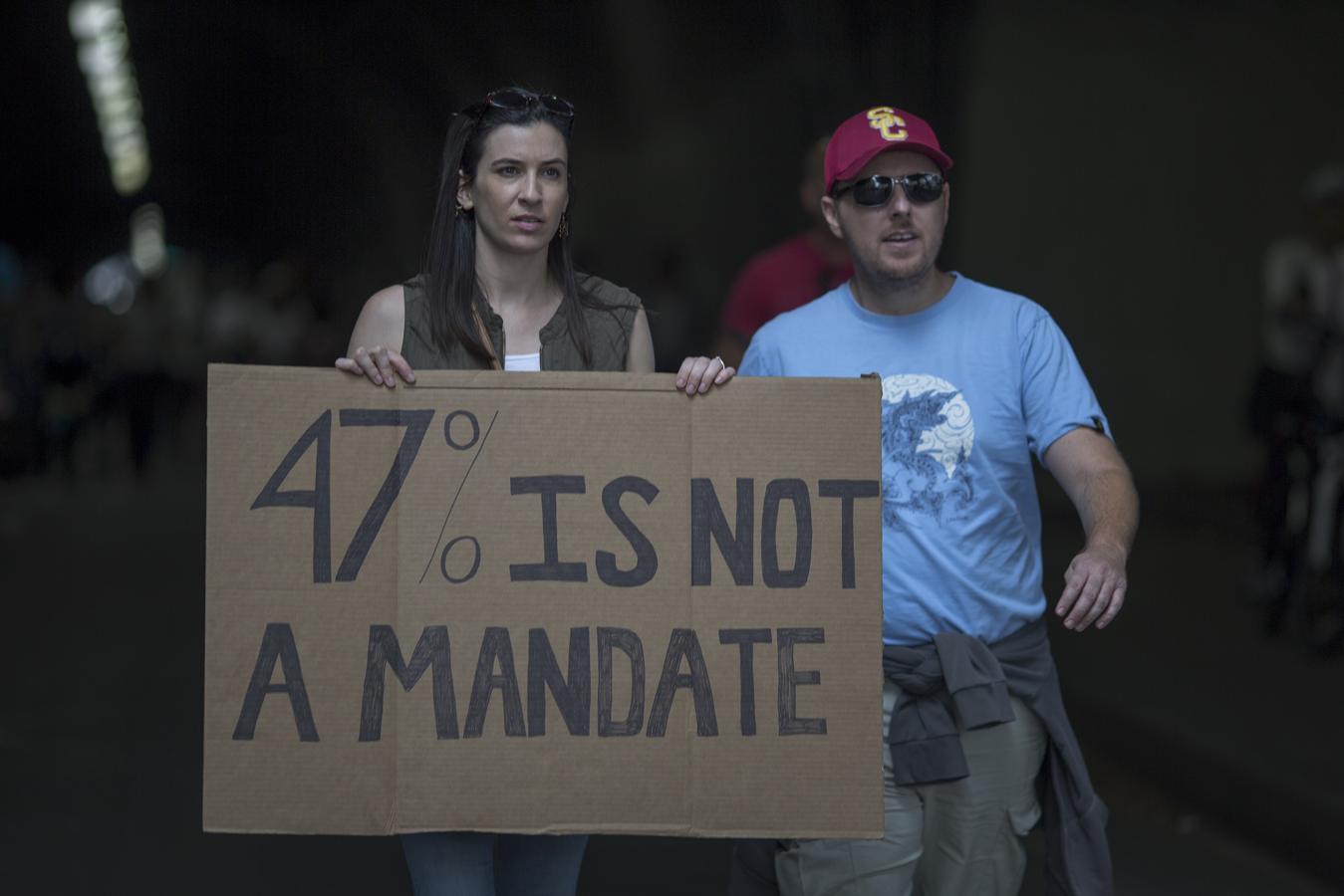 Las protestas anti-Trump se extienden