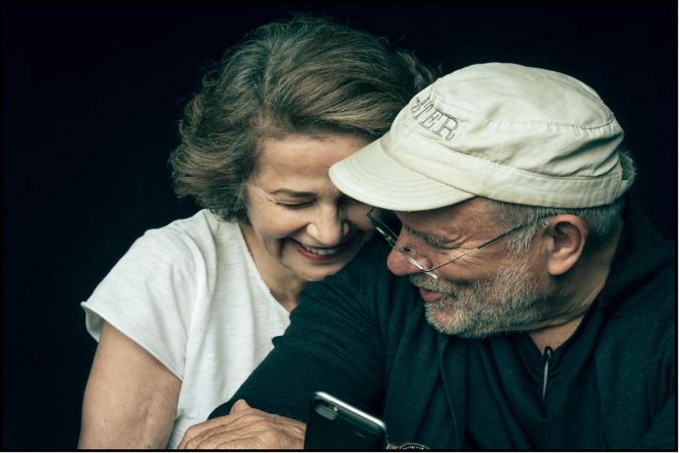 Charlotte Rampling y Peter Lindbergh.