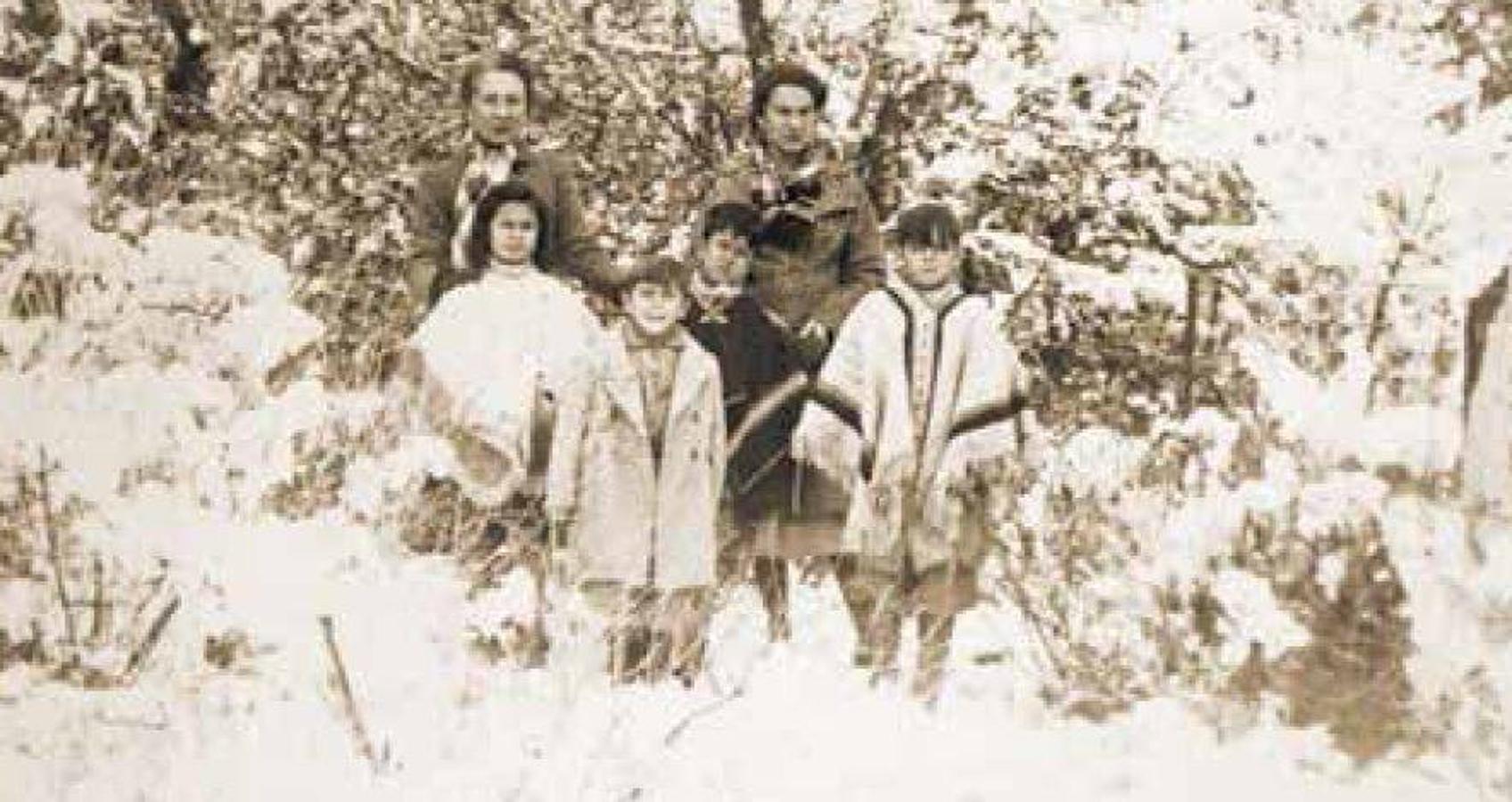 Durante un paseo por las sierras de Córdoba, en 1941.