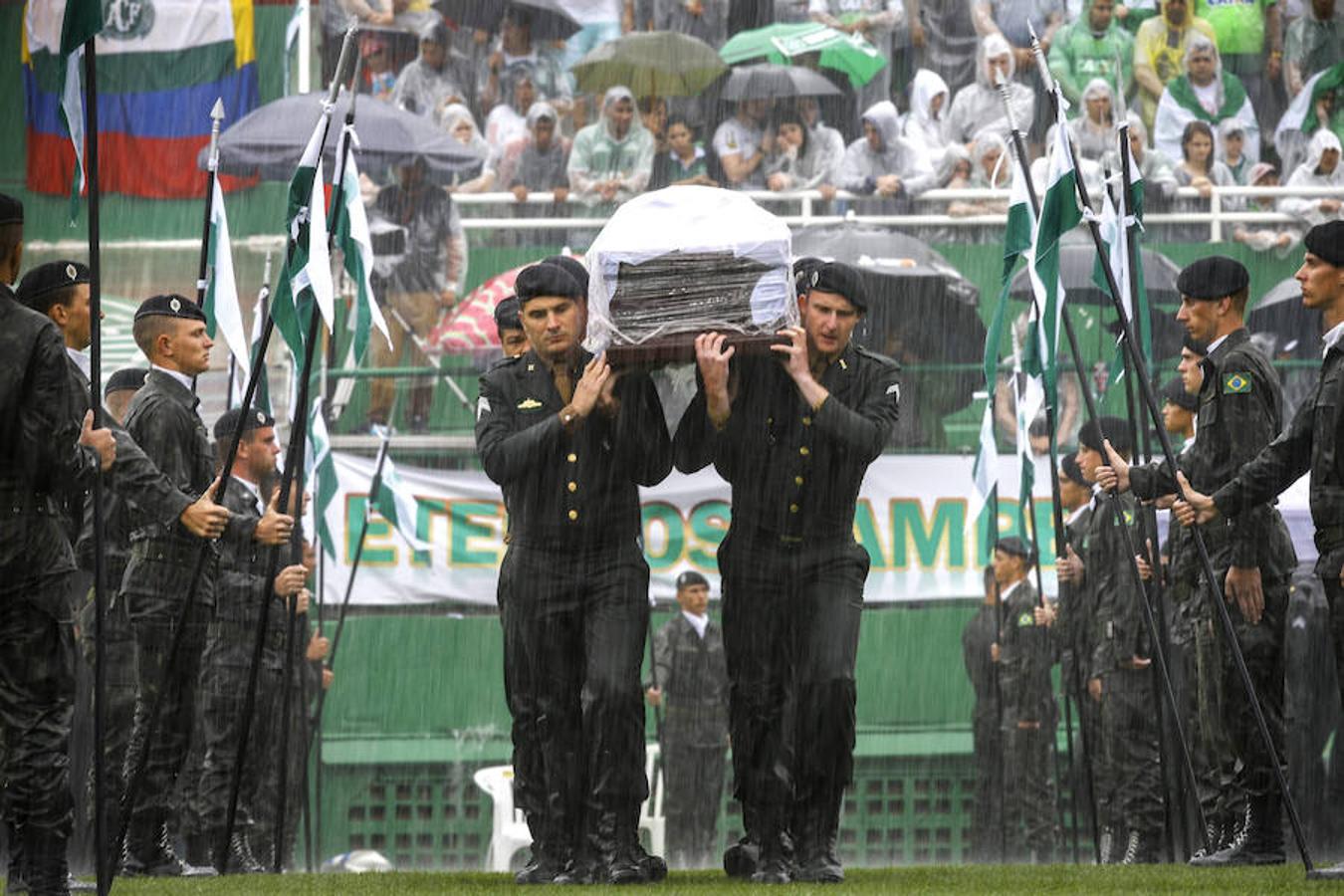 Velorio colectivo a las víctimas del Chapecoense